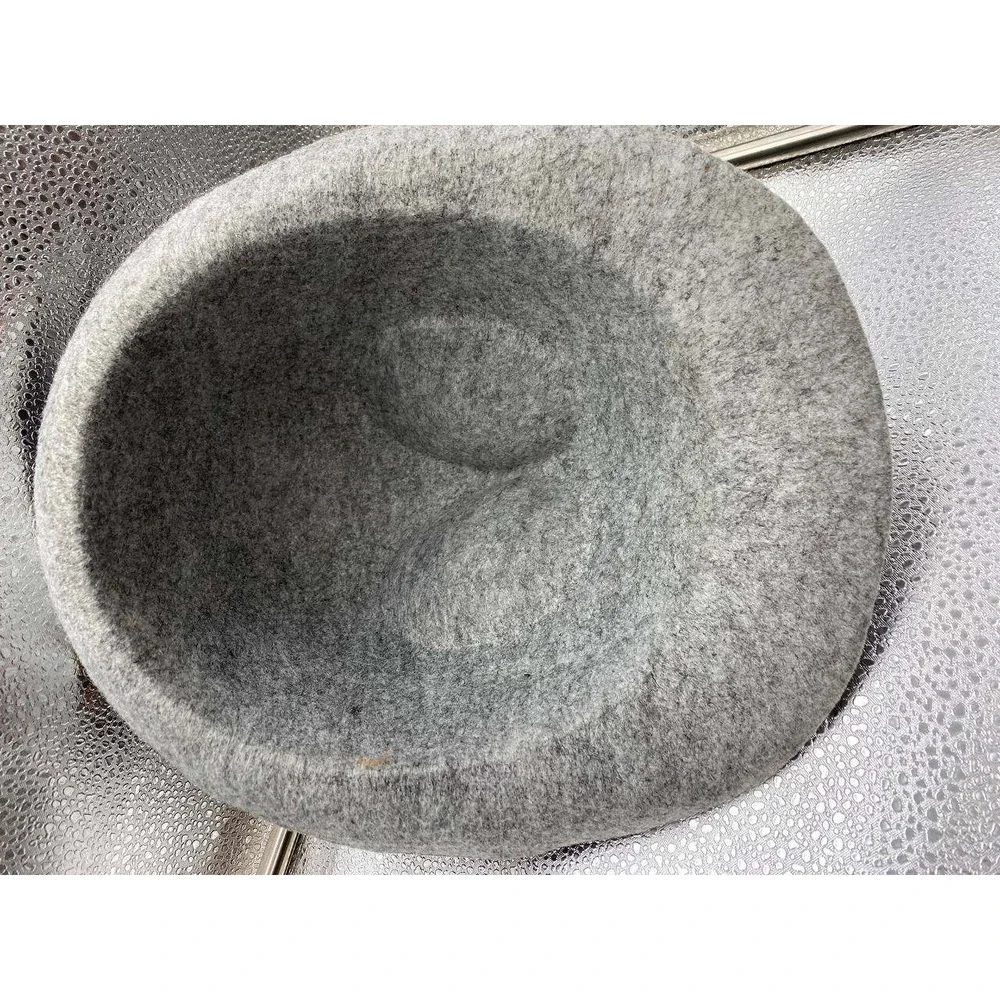 Samuel Adams Oktoberfest Alpine Hat Mens OS‎ Gray Wool Felt Feather Trim Fedora